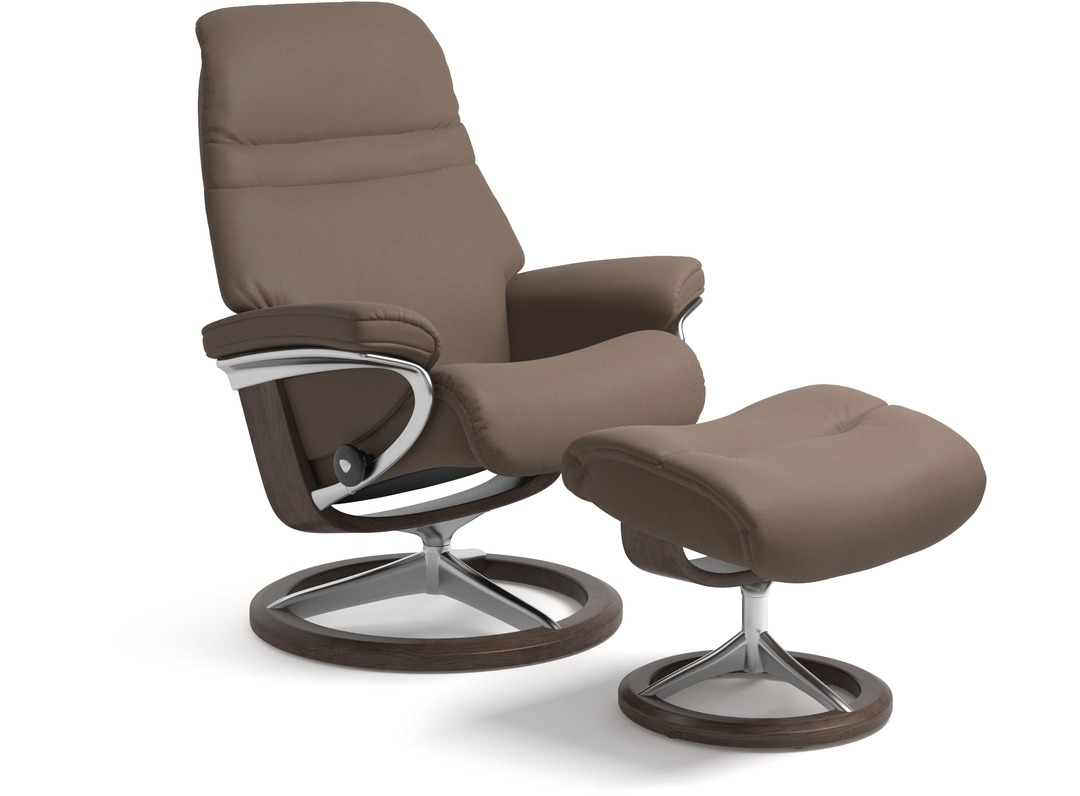 Stressless® Sunrise Leather Recliner - Signature Base - Special Buy